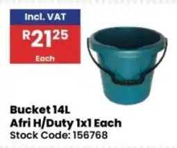Africa Cash and Carry Bucket 14L Afri H/Duty offer