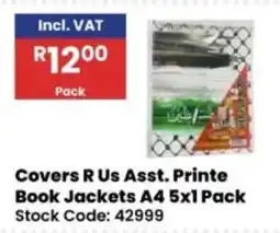 Africa Cash and Carry Covers R Us Asst. Printe Book Jackets A4 offer