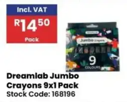 Africa Cash and Carry Dreamlab Jumbo Crayons offer