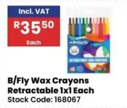 Africa Cash and Carry B/Fly Wax Crayons offer