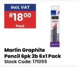 Africa Cash and Carry Marlin Graphite Pencil 6pk 2b offer
