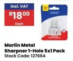 Africa Cash and Carry Marlin Metal Sharpener 1-Hole offer