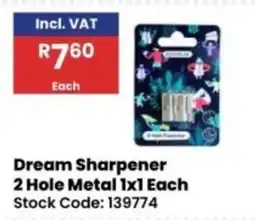 Africa Cash and Carry Dream Sharpener 2 Hole Metal offer