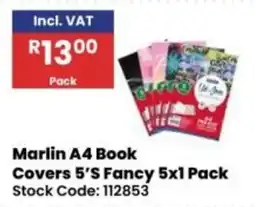 Africa Cash and Carry Marlin A4 Book Covers 5'S Fancy offer