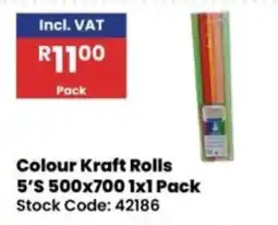 Africa Cash and Carry Colour Kraft Rolls offer