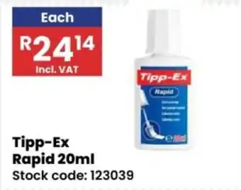 Africa Cash and Carry Tipp-Ex Rapid offer