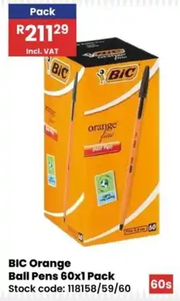 Africa Cash and Carry BIC Orange Ball Pens offer