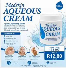 Africa Cash and Carry Medskin Aqueous Cream offer