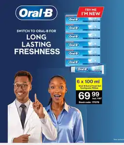 Africa Cash and Carry Oral-B Extra Fresh Gel Toothpaste offer