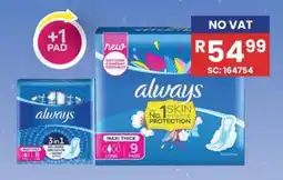 Africa Cash and Carry Always Maxi Thick Sanitary Pads offer