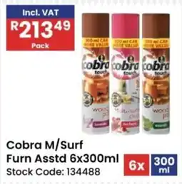 Africa Cash and Carry Cobra M/Surf Furn Asstd offer