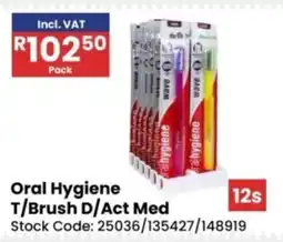 Africa Cash and Carry Oral Hygiene T/Brush D/Act Med offer