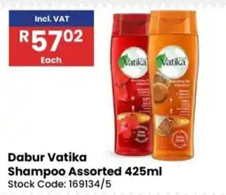 Africa Cash and Carry Dabur Vatika Shampoo Assorted offer
