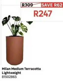Leroy Merlin Milan Medium Terracotta Lightweight offer