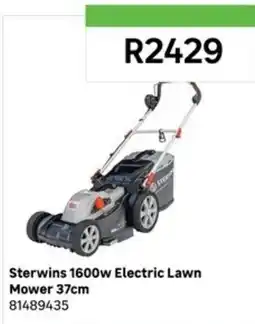 Leroy Merlin Sterwins 1600w Electric Lawn Mower 37cm offer