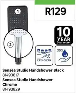 Leroy Merlin Sensea Studio Handshower Black offer