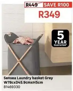 Leroy Merlin Sensea Laundry basket Grey offer