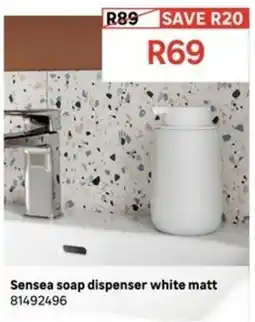 Leroy Merlin Sensea soap dispenser white matt offer