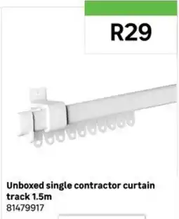 Leroy Merlin Unboxed single contractor curtain track 1.5m offer