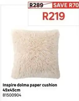 Leroy Merlin Inspire dolma paper cushion offer