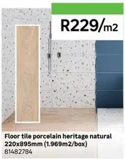 Leroy Merlin Floor tile porcelain heritage natural offer