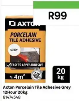 Leroy Merlin Axton Porcelain Tile Adhesive Grey offer