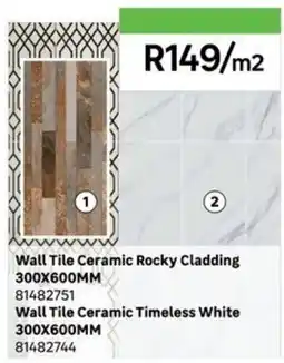 Leroy Merlin Wall Tile Ceramic Rocky Cladding offer