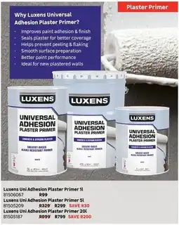 Leroy Merlin Luxens Uni Adhesion Plaster Primer offer