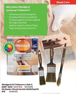 Leroy Merlin Woodgard Uni Timbavarn L/Oak offer
