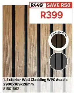 Leroy Merlin Exterior Wall Cladding WPC Acacia offer
