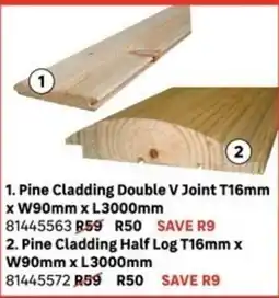 Leroy Merlin Pine Cladding Double V Joint offer