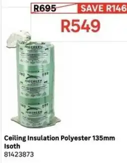 Leroy Merlin Ceiling Insulation Polyester 135mm Isotherm offer