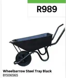Leroy Merlin Wheelbarrow Steel Tray Black offer