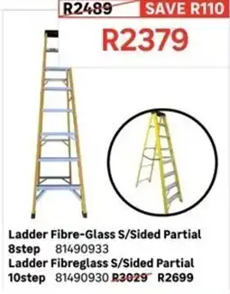 Leroy Merlin Ladder Fibre-Glass S/Sided Partial offer