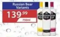 Big Save Liquor Russian Bear Variants offer