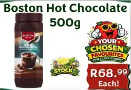 Foodeez Boston Hot Chocolate offer