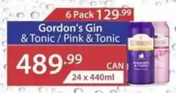 Big Save Liquor Gordon's Gin & Tonic / Pink & Tonic offer