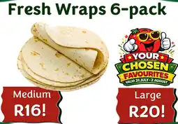 Foodeez Fresh Wraps offer