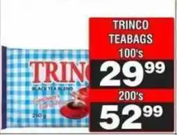 Advance Cash n Carry Trinco Teabags offer