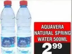 Advance Cash n Carry Aquavera natural spring water offer