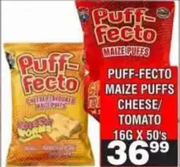 Advance Cash n Carry Puff-fecto maize puffs cheese/ tomato offer