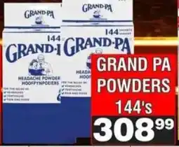 Advance Cash n Carry Grand pa powders offer