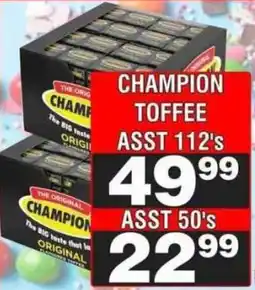 Advance Cash n Carry Champion Toffee offer