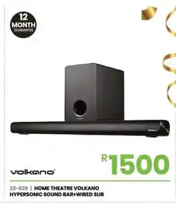 Fair Price HOME THEATRE VOLKANO HYPERSONIC SOUND BAR+WIRED SUB offer