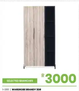 Fair Price WARDROBE BRANDY 3DR offer