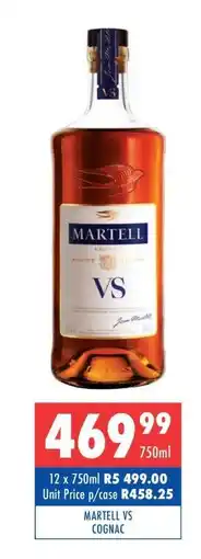 Ultra Liquors MARTELL VS offer