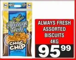 Advance Cash n Carry ALWAYS FRESH ASSORTED BISCUITS 4KG offer