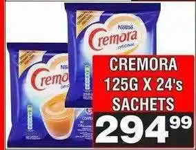 Advance Cash n Carry CREMORA 125G X 24's SACHETS offer