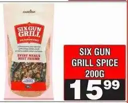 Advance Cash n Carry SIX GUN GRILL SPICE 200G offer