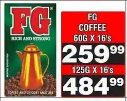 Advance Cash n Carry FG COFFEE 60G X 16's offer